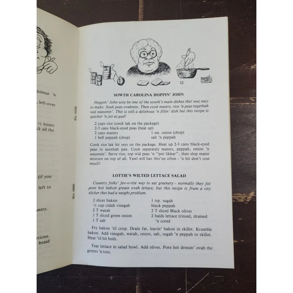 Taters n Maters n Black Eyed Peas A Country Cookbook Boogar Hollow booklet 1974‎